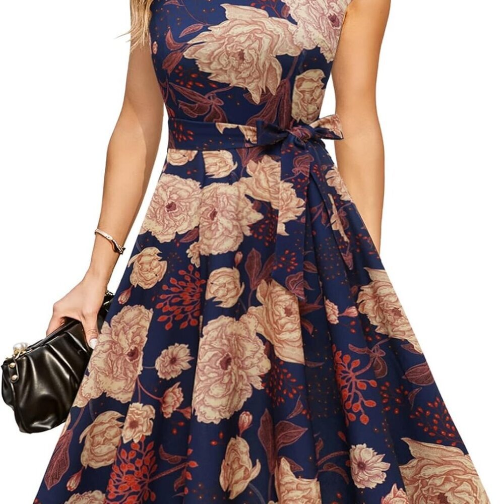Women's Cocktail Dresses, Formal Wedding Guest Church Modest Party Prom Dress 20 - Picture 1 of 5